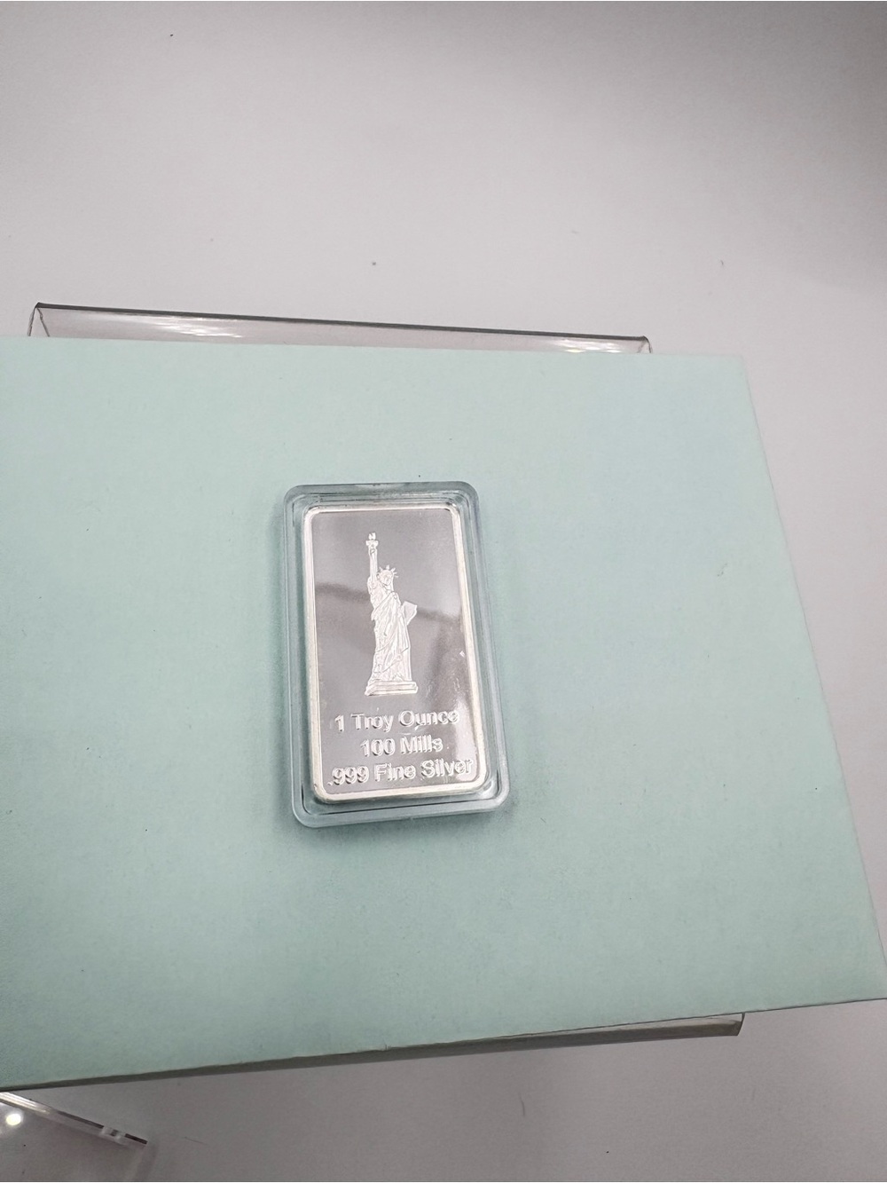 US Silver Clad Souvenir Silver Plated Bar “Statue of Liberty” - Picture 5 of 8